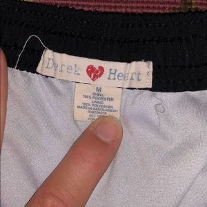 Derek Heart Shorts - Zebra side running shorts Derek Heart Shorts - Zebra side running shorts